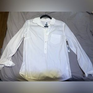 White never worn old navy coat!